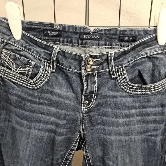 Vigoss Women's The Chelsea Slim Boot Size 16 / 33 - Picture 3 of 7